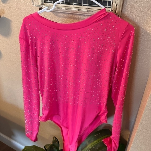 NASHVILLE pink sparkle bodysuit - Picture 5 of 7